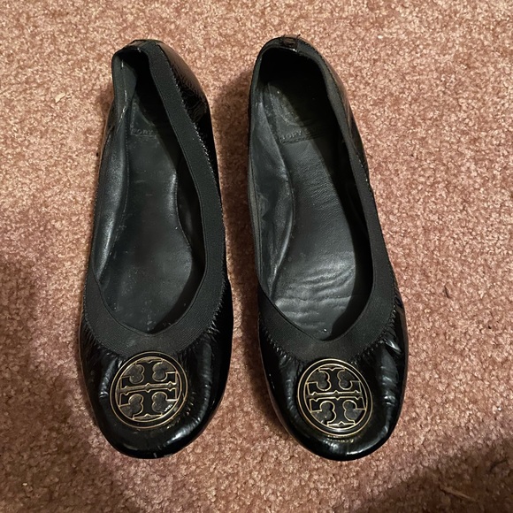Tory Burch black flats - Picture 1 of 2